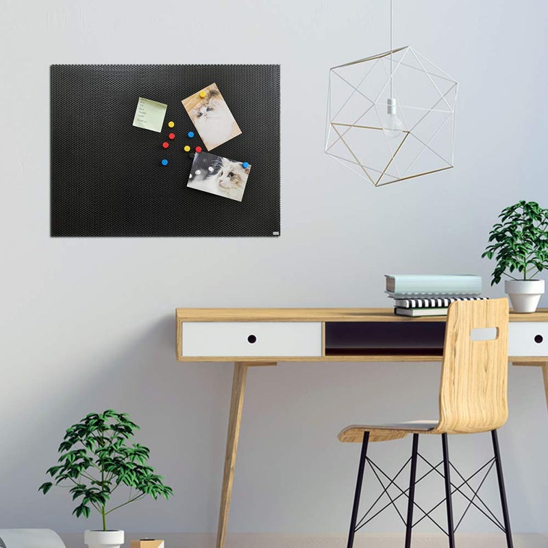 JILoffice Bulletin Board, Magnetic Board 24 x 18 Inch, Great Wall Mounting Board with 40 Magnets, Decorative Board for Photos and Messages - Image 5